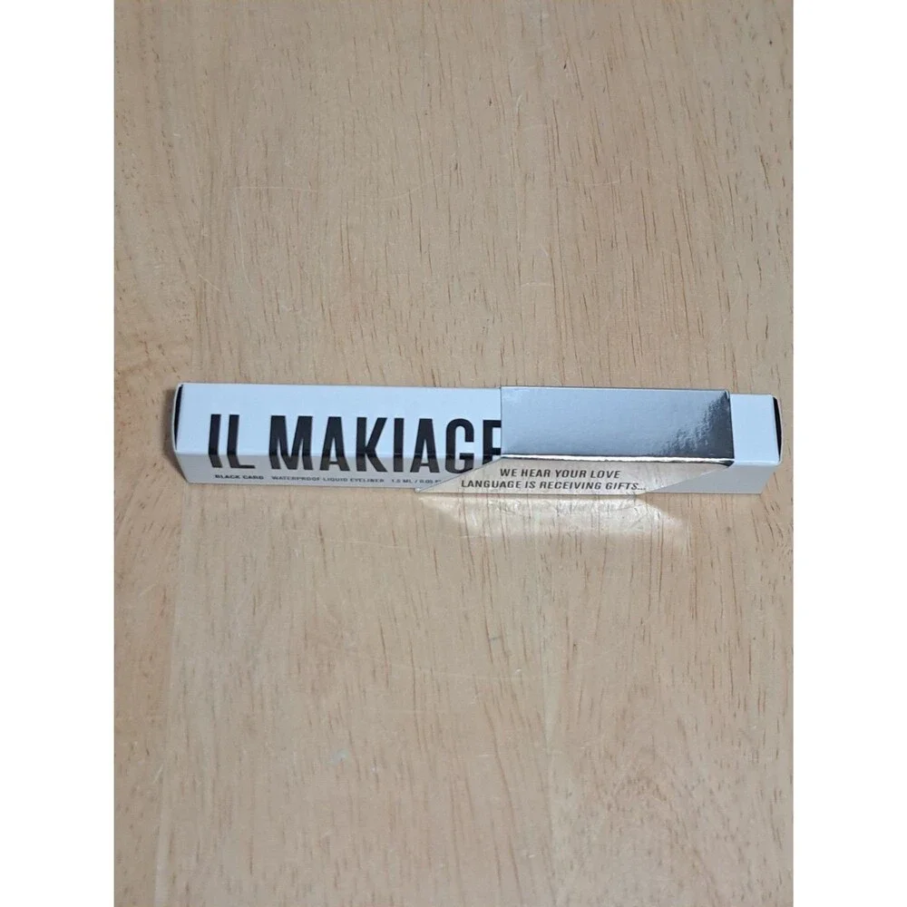 NEW IL Makiage Black Card Liquid Eyeliner Ultra-Black Waterproof 0.05 fl oz